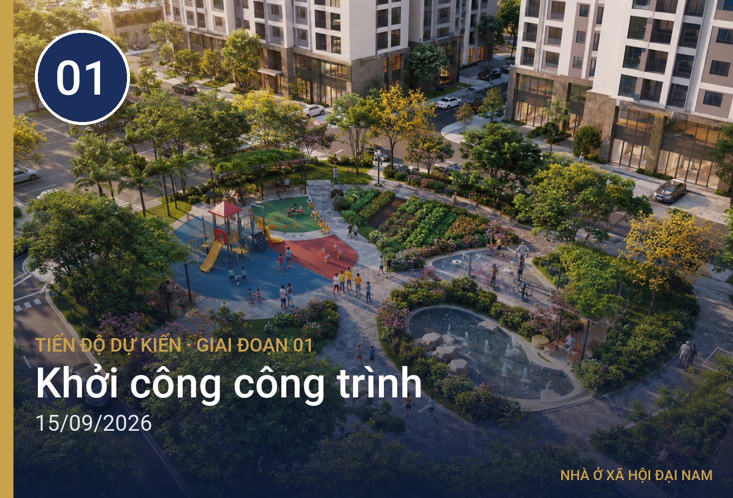Giai đoạn 01 – Khởi công công trình